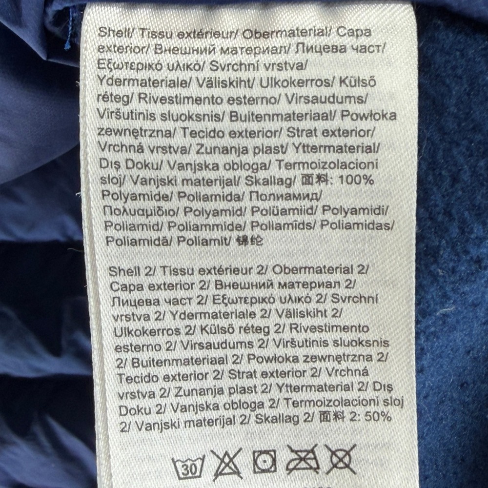 Helly Hansen Jacket Mens 2XL Verglas Hooded Hybrid Insulator Blue EUC - Picture 8 of 11